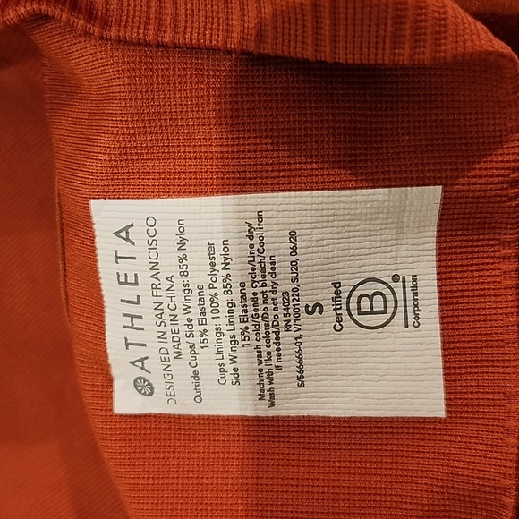 Athleta Rust Sports Bra - Picture 2 of 6